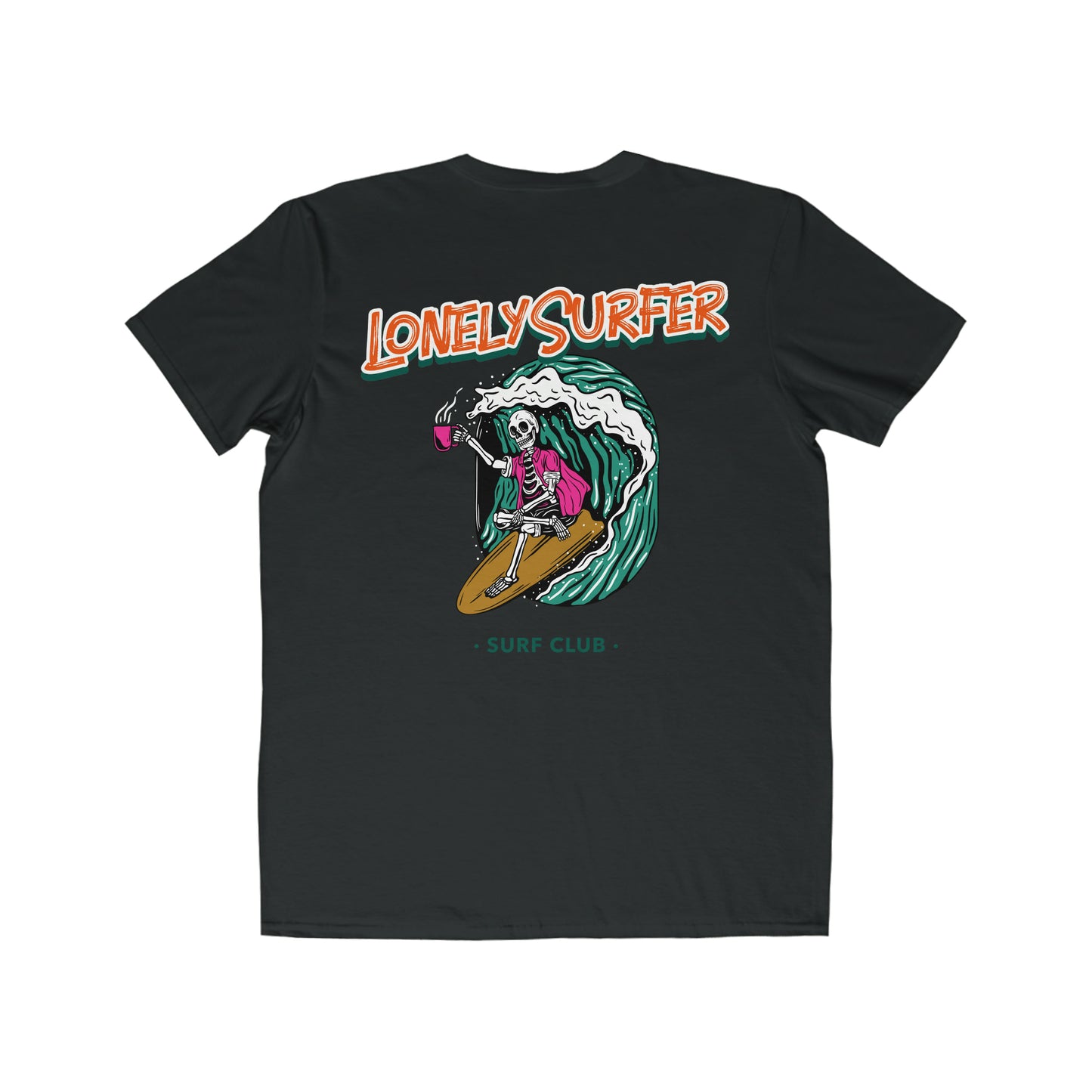 LonelySurfer Drunk Skeli Tee - Black
