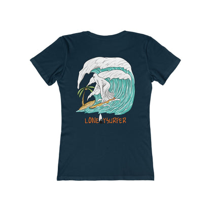 LonelySurfer Groovy Ghost T - Midnight Blue