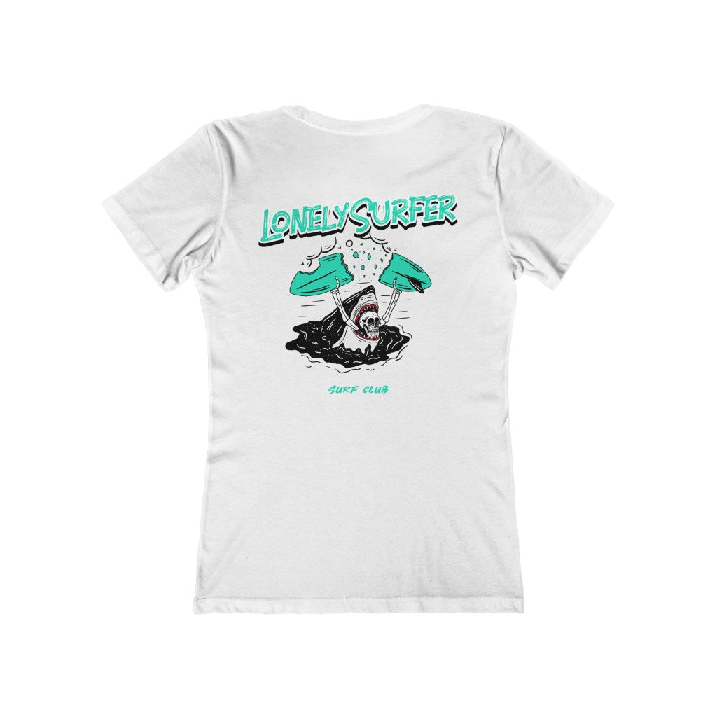 LonelySurfer Skeli Ina Belly T - White