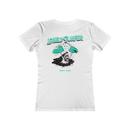 LonelySurfer Skeli Ina Belly T - White