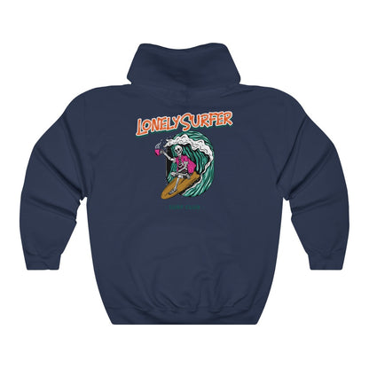 LonelySurfer Drunk Skeli Hoodie - Navy - LonelySurfer