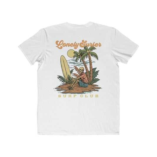 LonelySurfer Sad Skeli Tee - White