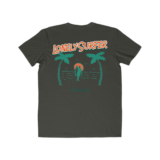 LonelySurfer Surf Club Tee - Charcoal