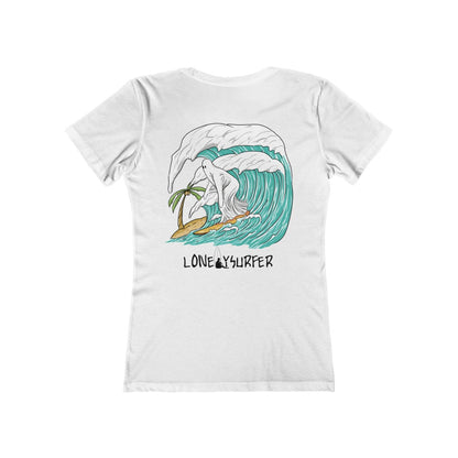 LonelySurfer Groovy Ghost T - White