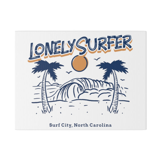 LonelySurfer Surf City, NC Canvas - LonelySurfer