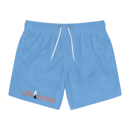 LonelySurfer Surf Club Trunks - Baby Blue - LonelySurfer