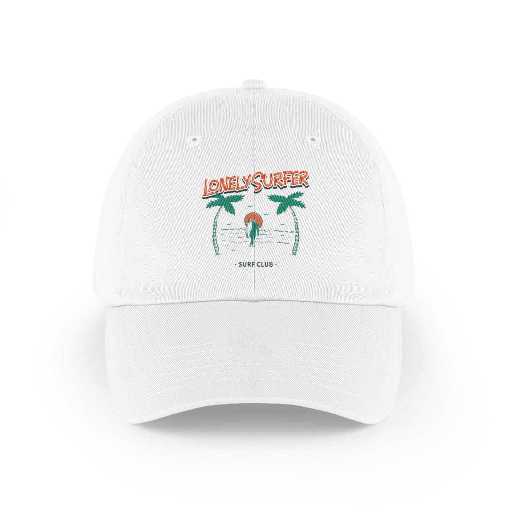 LonelySurfer Surf Club Hat - Khaki/White - LonelySurfer