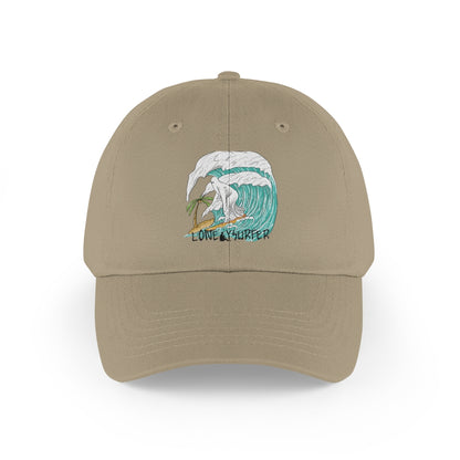 LonelySurfer Groovy Ghost Hat - Khaki/White