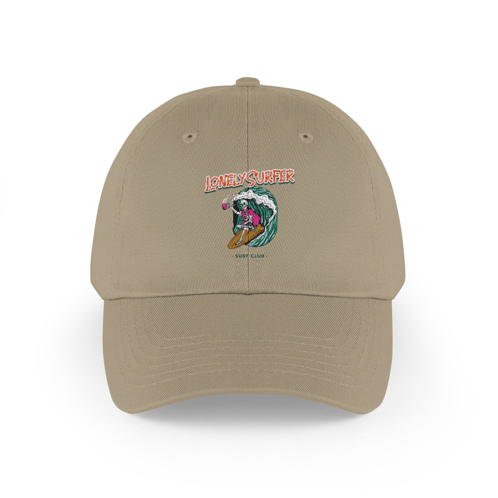 LonelySurfer Drunk Skeli Hat - Khaki/White - LonelySurfer