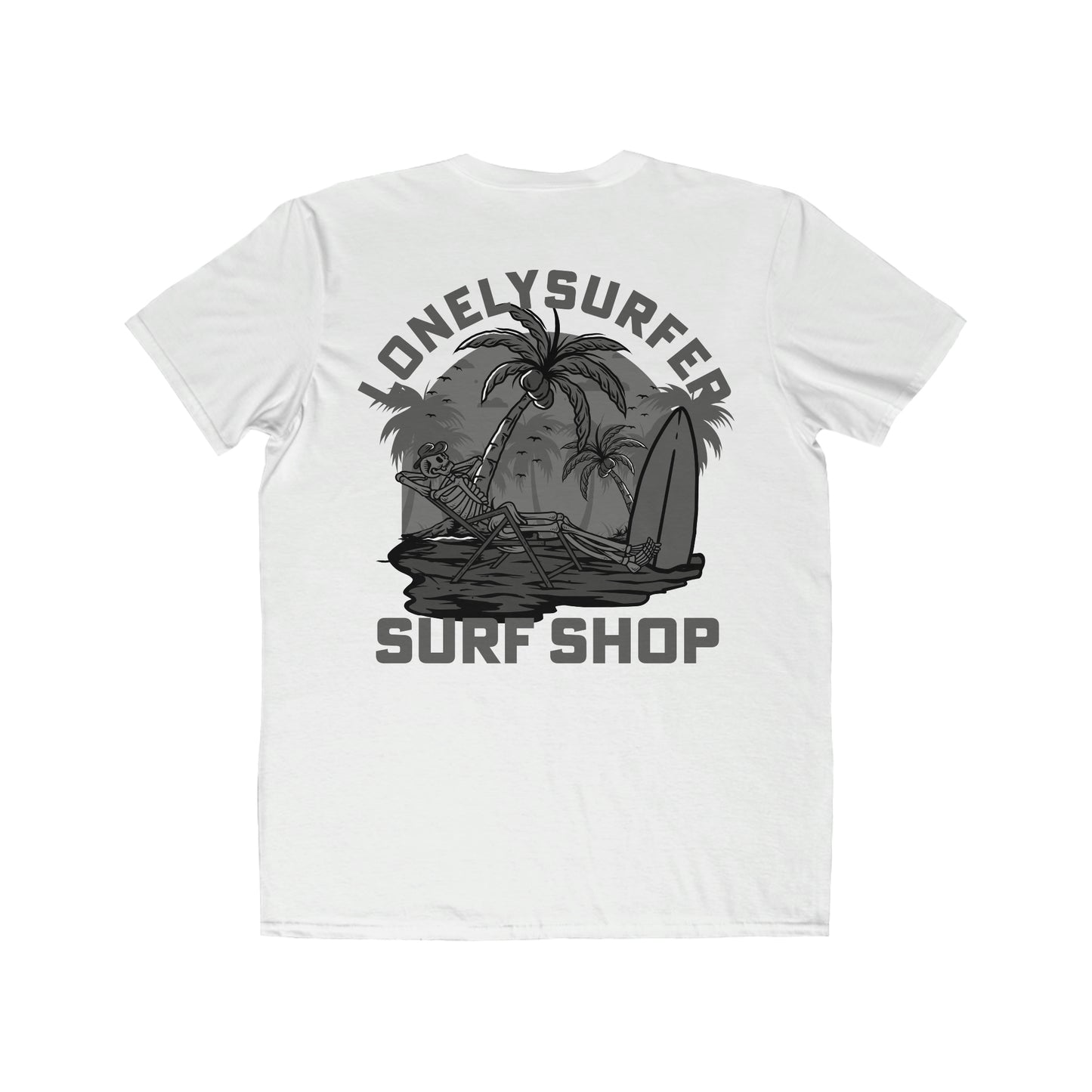 LonelySurfer Relaxed Skeli Tee - White