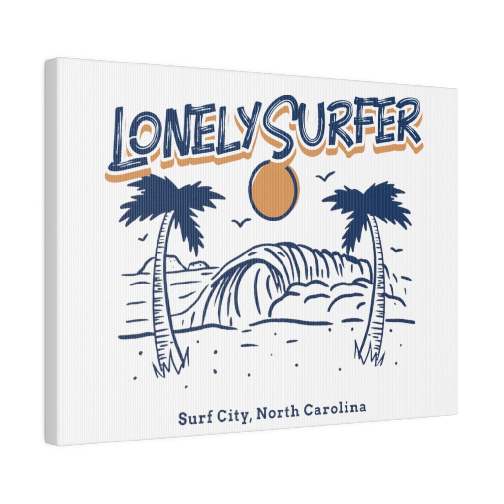 LonelySurfer Surf City, NC Canvas - LonelySurfer