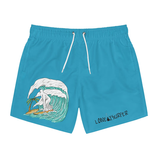 LonelySurfer Groovy Ghost Trunks - Baby Blue