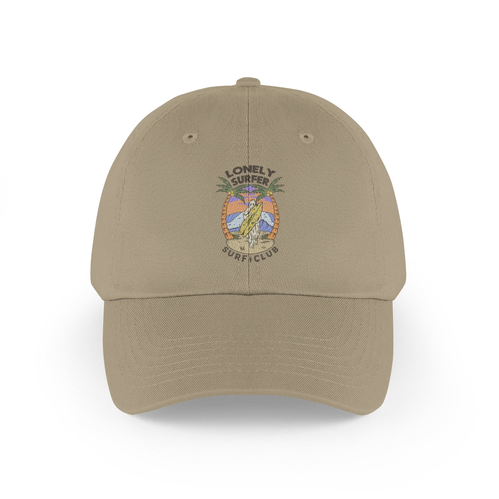 LonelySurfer Grieving Ghost Hat - Khaki/White