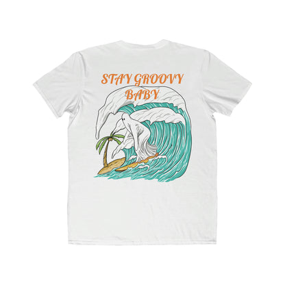 LonelySurfer Groovy Ghost Tee - White