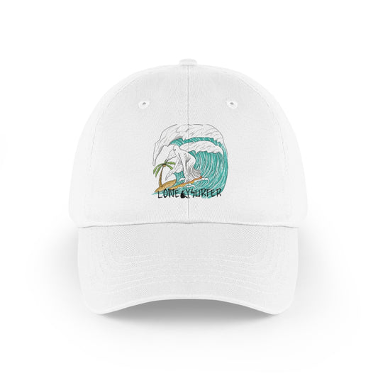 LonelySurfer Groovy Ghost Hat - Khaki/White