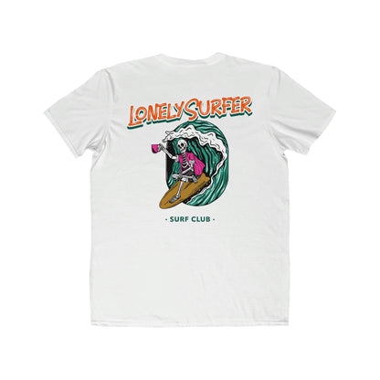 LonelySurfer Drunk Skeli Tee - White