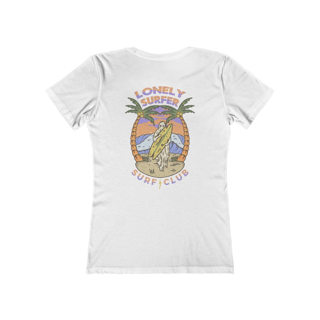 LonelySurfer Grieving Ghost T - White