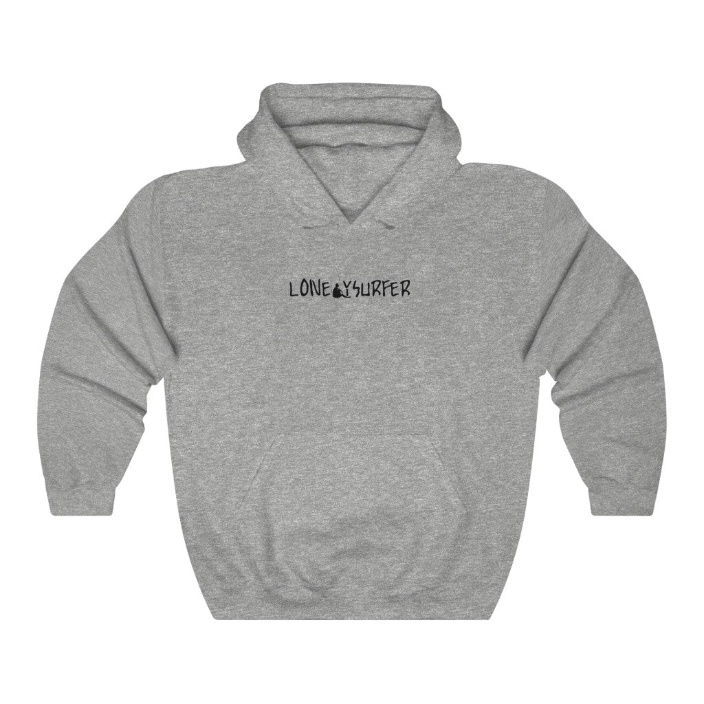 LonelySurfer Groovy Ghost Hoodie - Grey