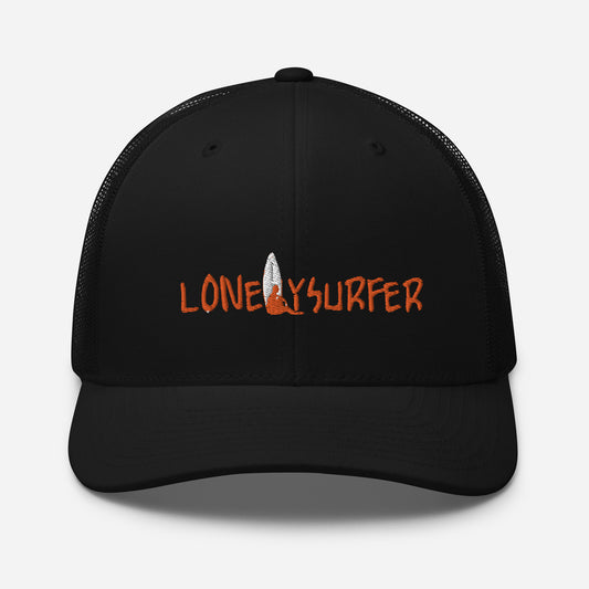 LonelySurfer Trucker Hat - Black