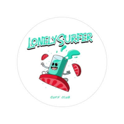 LonelySurfer Juice Ona Fruit Sticker - LonelySurfer